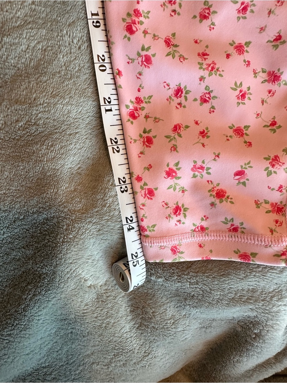 NWT Blogilates Ruched Waist Legging - Pink Floral Print - Picture 5 of 13